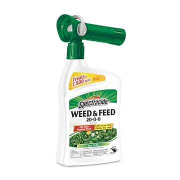 Spectracide Weed and Feed 20-0-0 32 Ounces with QuickFlip Hose-End Sprayer
