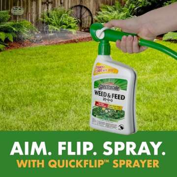 Spectracide Weed and Feed 32oz QuickFlip Sprayer