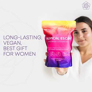 Aromatherapy Shower Steamers 15-Pack - Fruity Scents Delight