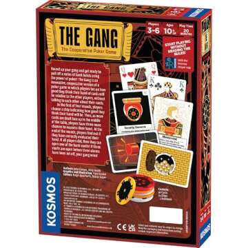 The Gang | Grown-Up Toy of The Year Finalist | Co-Operative Poker | Family Game | Game Night | Strat...