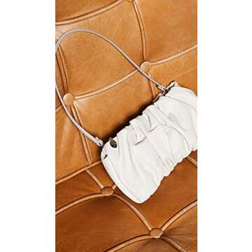 STAUD Women's Bean Bag, Cream, Off White, One Size