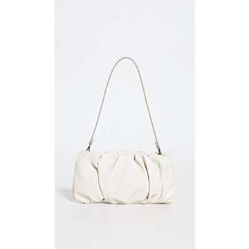 STAUD Women's Bean Bag, Cream, Off White, One Size