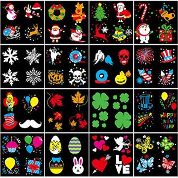 Halloween Christmas Projector Lights - LED Holiday Projector with 16 Slides, IP65 Waterproof for Ind...