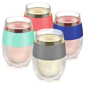 Host Cooling Cups Set of 4 for Chilled Wine Enjoyment