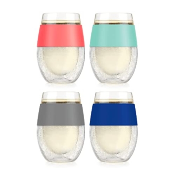 Host Cooling Cups Set of 4 for Chilled Wine Enjoyment