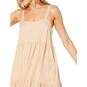 The Drop Brit Tiered Ankle Maxi Dress for Women