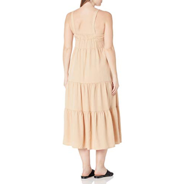 The Drop Brit Tiered Ankle Maxi Dress for Women
