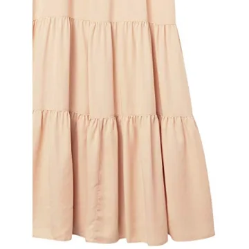 The Drop Brit Tiered Ankle Maxi Dress for Women