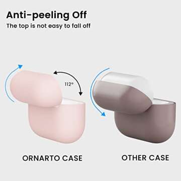 ORNARTO Silicone Case for AirPods Pro - Chic & Protective