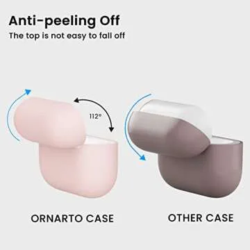 ORNARTO Silicone Case for AirPods Pro - Chic & Protective