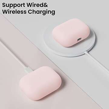 ORNARTO Silicone Case for AirPods Pro - Chic & Protective