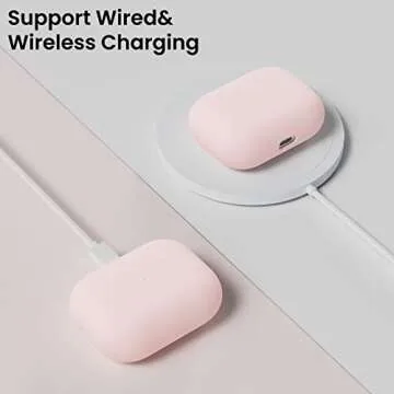 ORNARTO Silicone Case for AirPods Pro - Chic & Protective