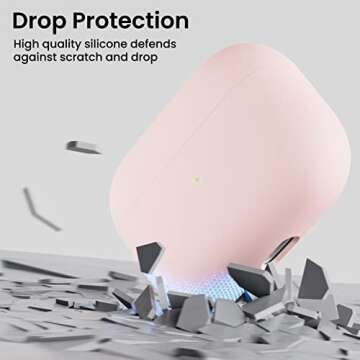 ORNARTO Silicone Case for AirPods Pro - Chic & Protective