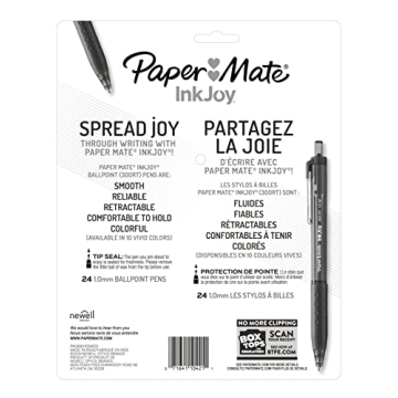 Paper Mate InkJoy 300RT Pens 10 Colors 24 Pack