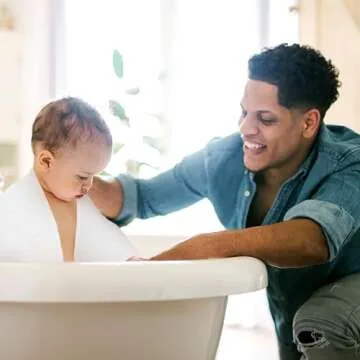 KiddyCare Muslin Cotton Burp Cloths, Gentle on Baby Skin, Absorbent Burp Rags & Essential Newborn Stuff for Gentle Infant Care & Daily Use, Must Have Baby Essentials, Washcloths for Newborns 4 Pieces