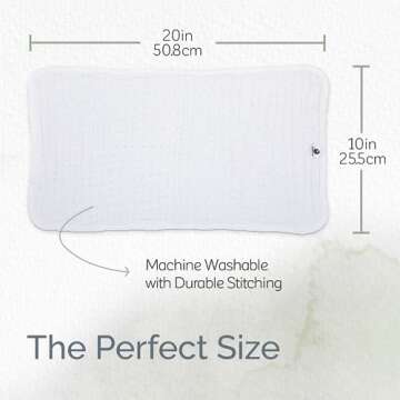 KiddyCare Muslin Cotton Burp Cloths, Gentle on Baby Skin, Absorbent Burp Rags & Essential Newborn Stuff for Gentle Infant Care & Daily Use, Must Have Baby Essentials, Washcloths for Newborns 4 Pieces