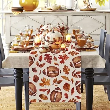 Fall Table Runner 13x72 Inch for Thanksgiving Decor