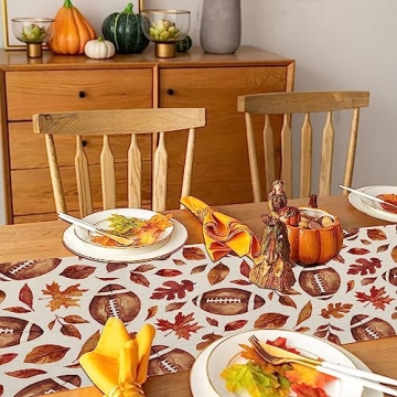 Fall Table Runner 13x72 Inch for Thanksgiving Decor