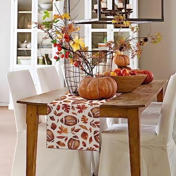 Fall Table Runner 13x72 Inch for Thanksgiving Decor