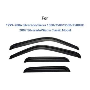 Window Visors Rain Guards for 1999-2006 Chevy Silverado