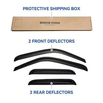 Window Visors Rain Guards for 1999-2006 Chevy Silverado