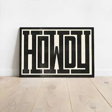 Odeyina Funky Wall Decor Black and White Wall Art Prints Trendy Western Typography Aesthetic Decor Southwestern Southern Wall Art for Modern Room Decor Feminist Art Poster for Teen Girls Women, Living