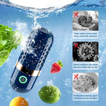 Portable Fruit and Vegetable Cleaner for Safe Food Purification