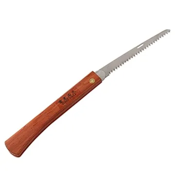 DENKO SEKKA Folding Pruning Wood Saw - Precision Japanese Pull Saw for Woodworking and Pruning