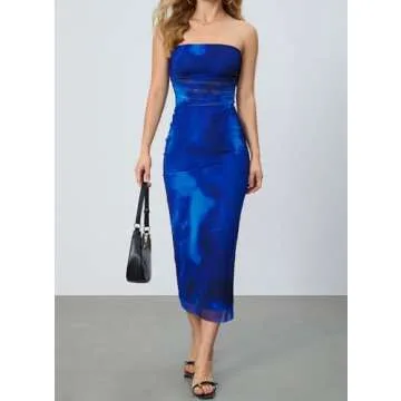 Elegant Milumia Strapless Maxi Dress for Summer Style