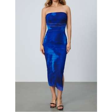 Elegant Milumia Strapless Maxi Dress for Summer Style