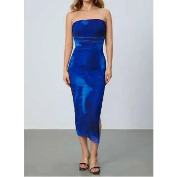 Elegant Milumia Strapless Maxi Dress for Summer Style