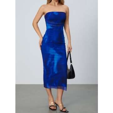 Elegant Milumia Strapless Maxi Dress for Summer Style