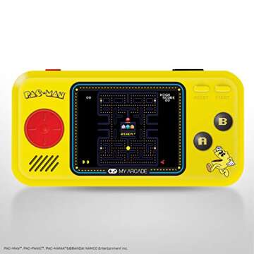 My Arcade Pocket Player Handheld Game Console: 3 Built In Games, Pac-Man, Pac-Panic, Pac-Mania, Full...