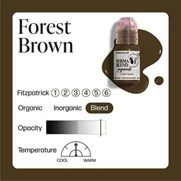 Perma Blend Forest Brown Microblading Ink - Vegan Permanent Makeup
