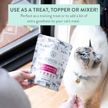 High Protein Freeze Dried Cat Treats - All Natural MEOW