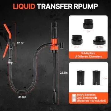 Versatile Battery Powered Fuel Transfer Pump for Easy Use