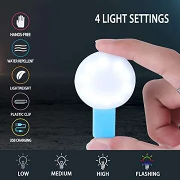 KunHe 6 Pack Rechargeable Nursing Light for Nurses