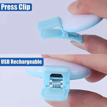 KunHe 6 Pack Rechargeable Nursing Light for Nurses