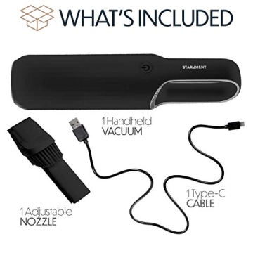 STARUMENT Portable Hand Vacuum Cleaner - Efficient Cordless Cleaning