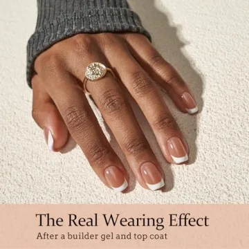 BTArtboxnails French Gel Tip Press On Nails for All