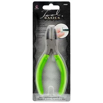 4469 Cousin Nylon Jaw Craft and Jewelry Pliers Green 5 1/2" 1