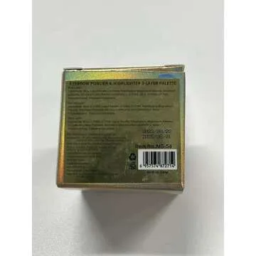 Boobeen 3 Color eyebrow Powder Palette, Waterproof Powder Eyebrow Makeup, Brow Definer Powder Eyebrow Filler to Shape Perfect Brow