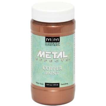 Modern Masters ME-149 Reactive Metallic Paint Copper, 16-Ounce by Modern Masters