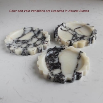 Calacatta Viola Marble Tray for Stylish Home Decor