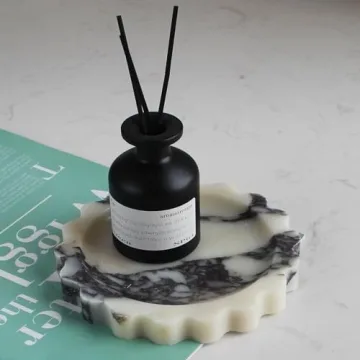 Calacatta Viola Marble Tray for Stylish Home Decor