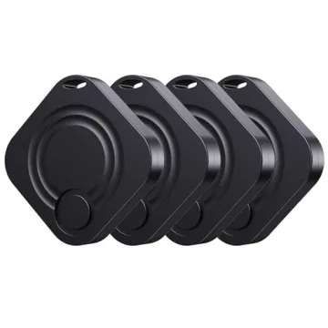 IFMDA Tags-4 Pack Air Tracker, Key Finder Locator with Sound Compatible with Apple Find My (iOS Only...