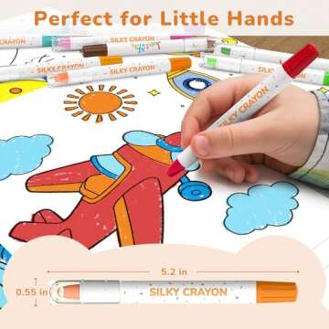 JUPITEARTH Twistable Crayons for Toddlers & Kids