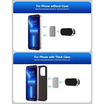 odbowuge Magnetic Phone Holder for Car[2 Pack],Phone Holders for Your car [Upgrade Magnet] -360 Rotation,Car Magnet Phone Mount Compatible with All Cell Phone