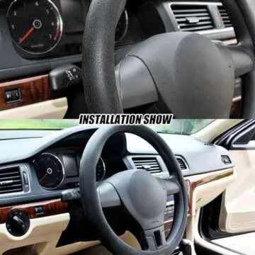 Universal Silicone Steering Wheel Cover for Cars and SUVs