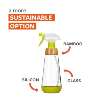 Full Circle Refillable Glass Spray Bottle 16oz - Eco-friendly